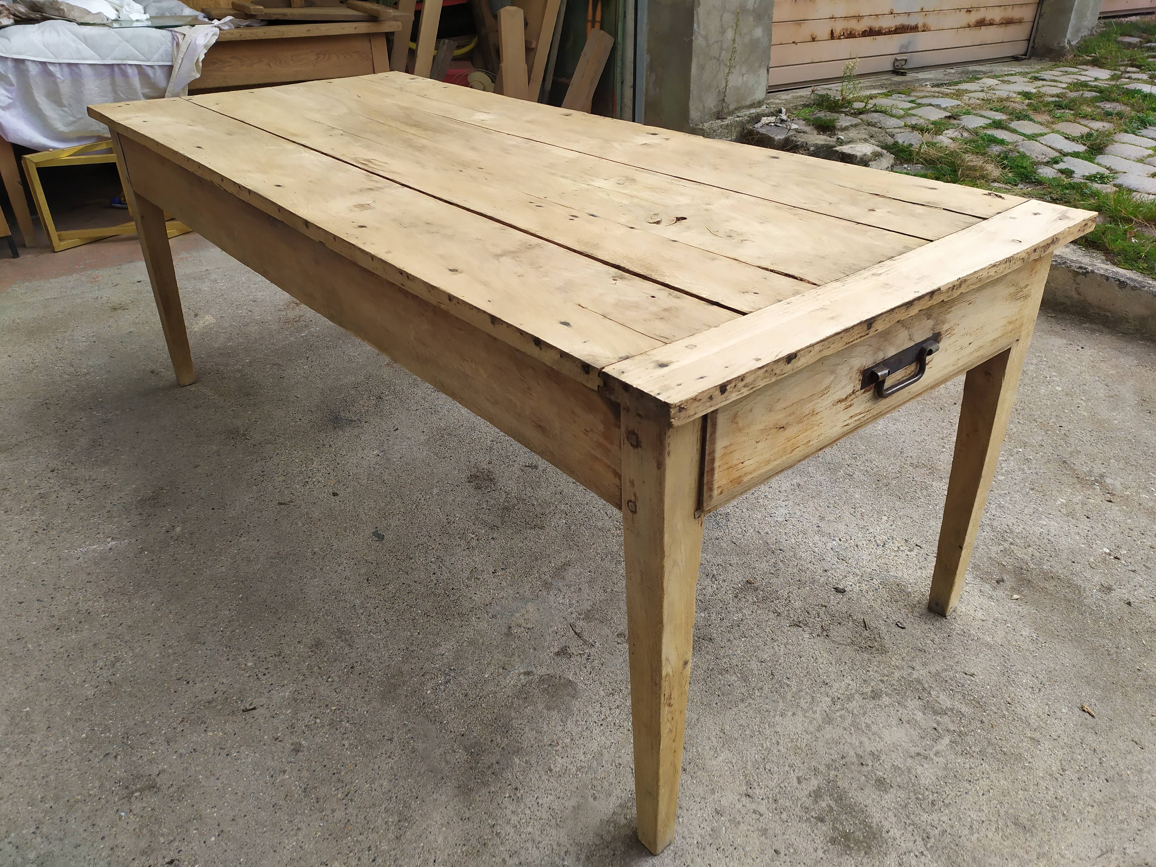 Table de ferme rallonge