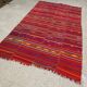 Vintage Turkish kilim, handwoven, 151x246 cm.