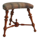 Victorian Stool, Three Legs, Upholstered Stool, Footstool, Vintage