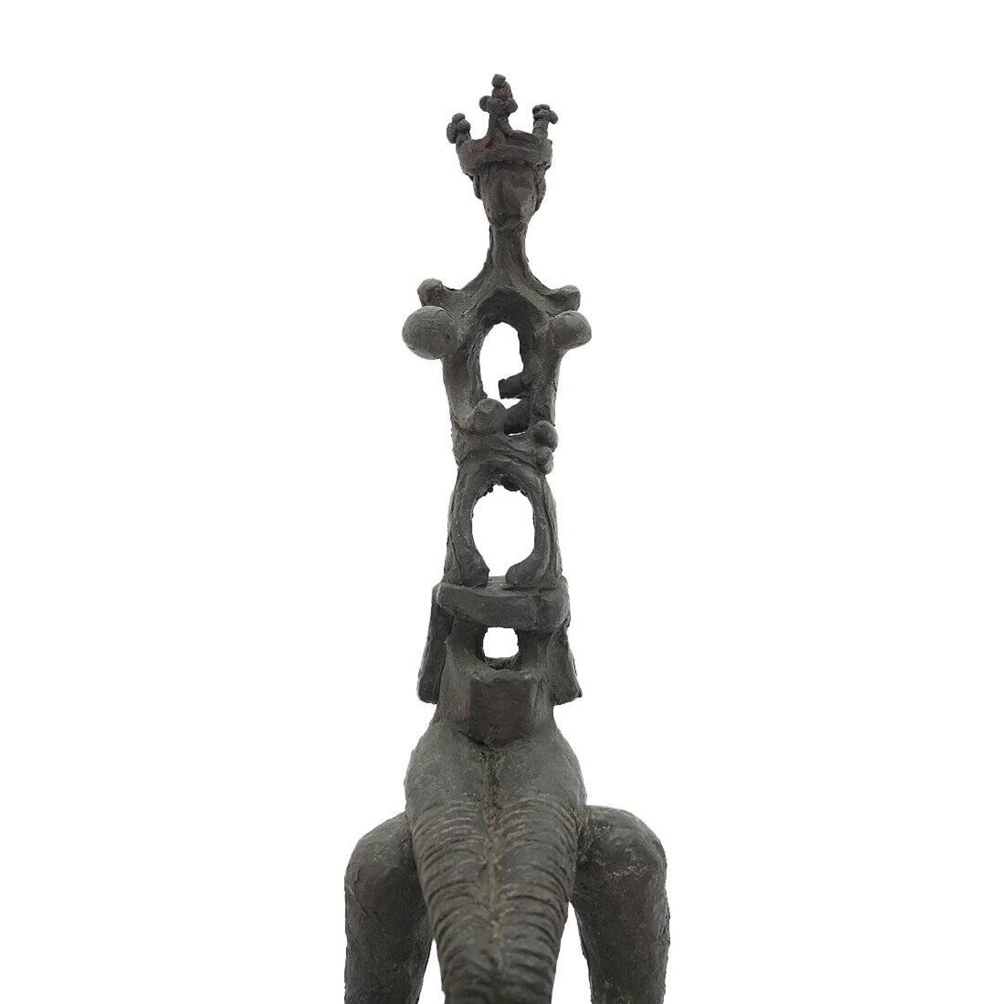 Bronze sculpture of the Queen by Aldo Greco, 1960s.