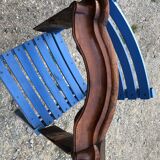 Comtoise clock in cherry style Louis XV period 19th region Fougères.