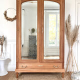 Fully restored mahogany wardrobe