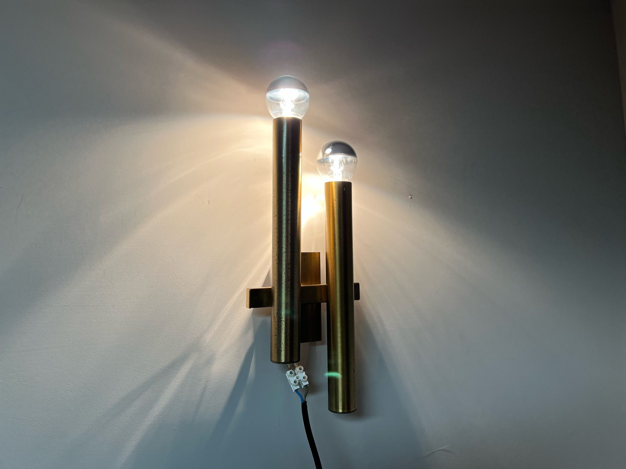70s Sconce Sciolari for Maison Boulanger