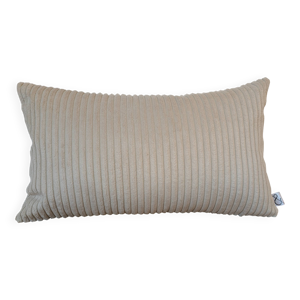 coussin velours côtelé