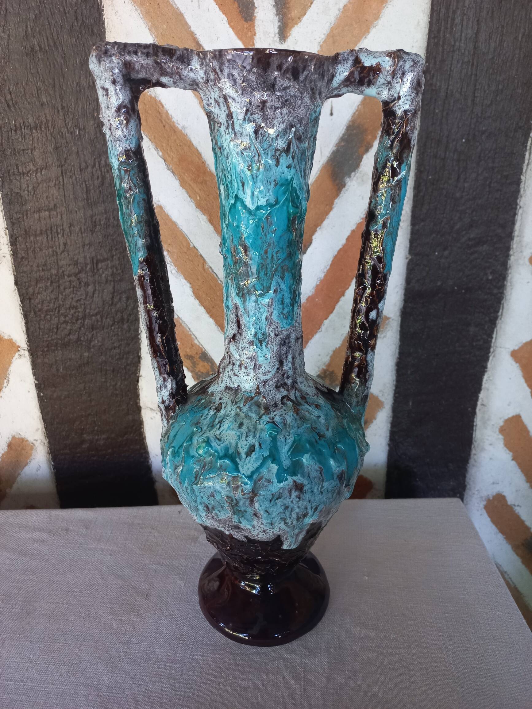 Large Vallauris amphora vase