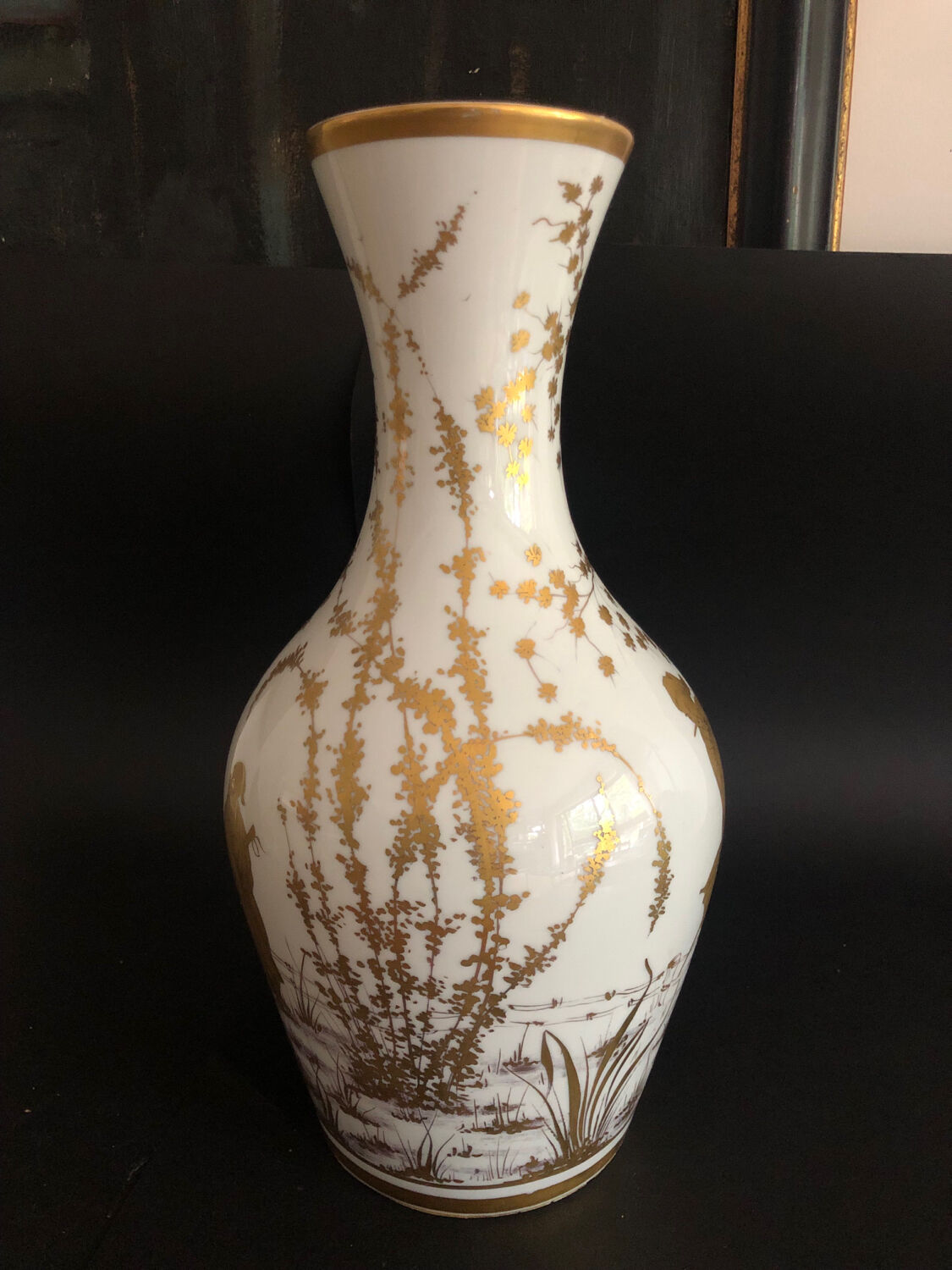 Vase with Asian decoration
