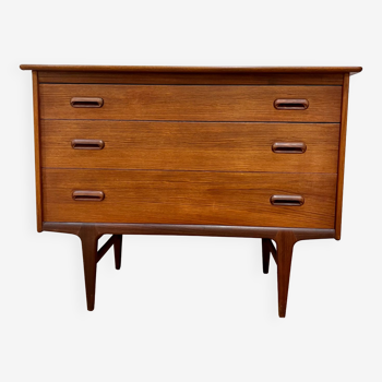 Teak chest of drawers