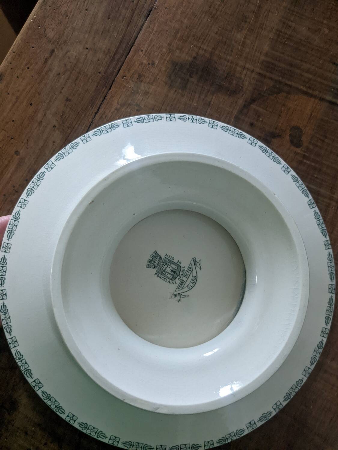 Clara fruit bowl, Gien, iron earth
