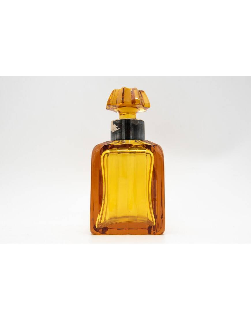 Crystal carafe and 5 glasses, WMF Germany, Art Deco.