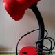 Retro red desk lamp