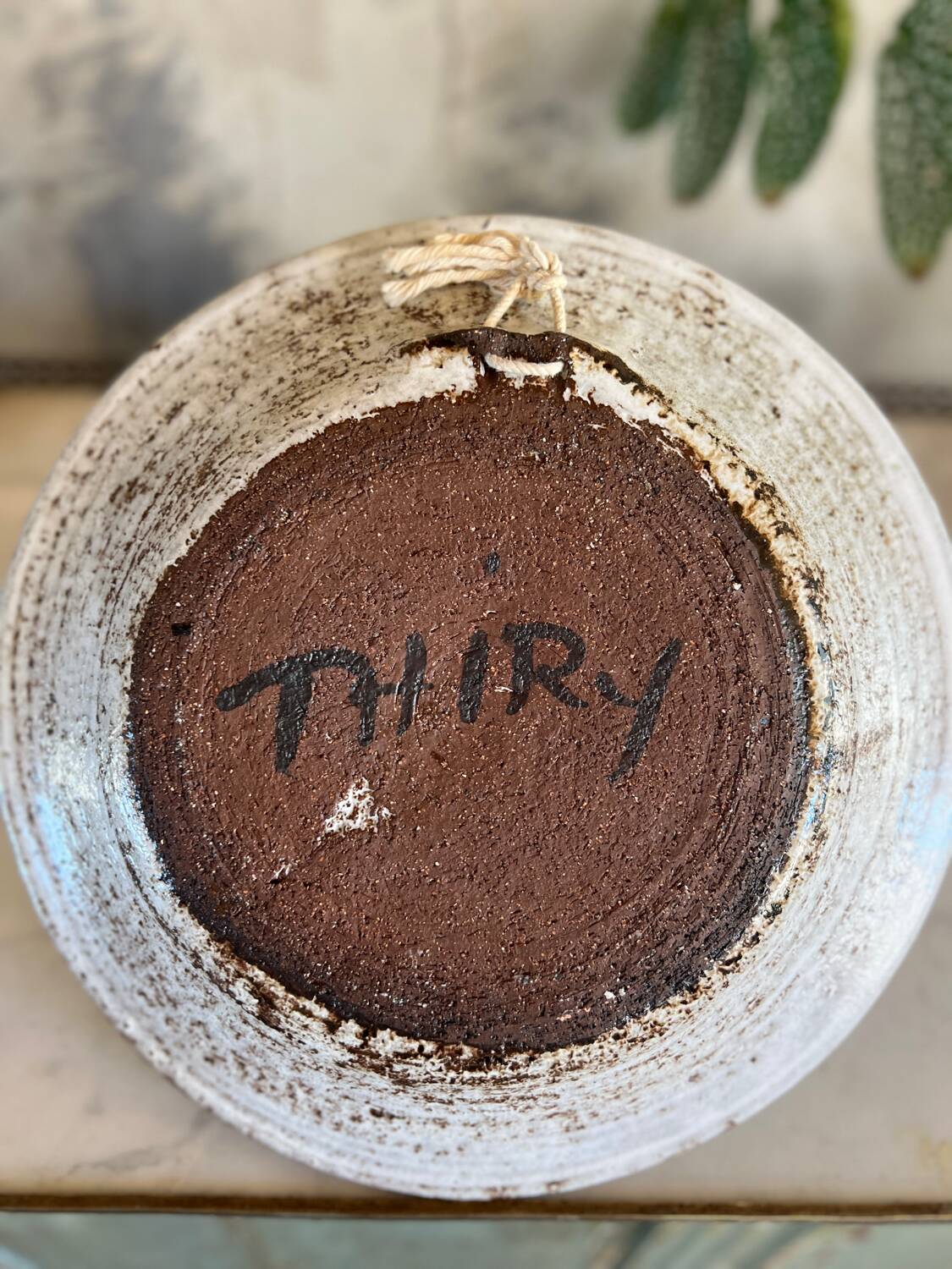 Plat en céramique Albert thiry