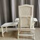 Rattan children's chaise longue