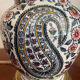 Old earthenware lamp from Gien