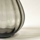 large smoked glass vase from the 1970s
