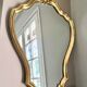 Miroir baroque cadre bois doré 52x74cm