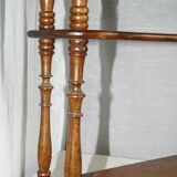 19th century turned wood wall shelf