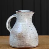 Sandstone pitcher by Jeanne and Norbert Pierlot, 60s