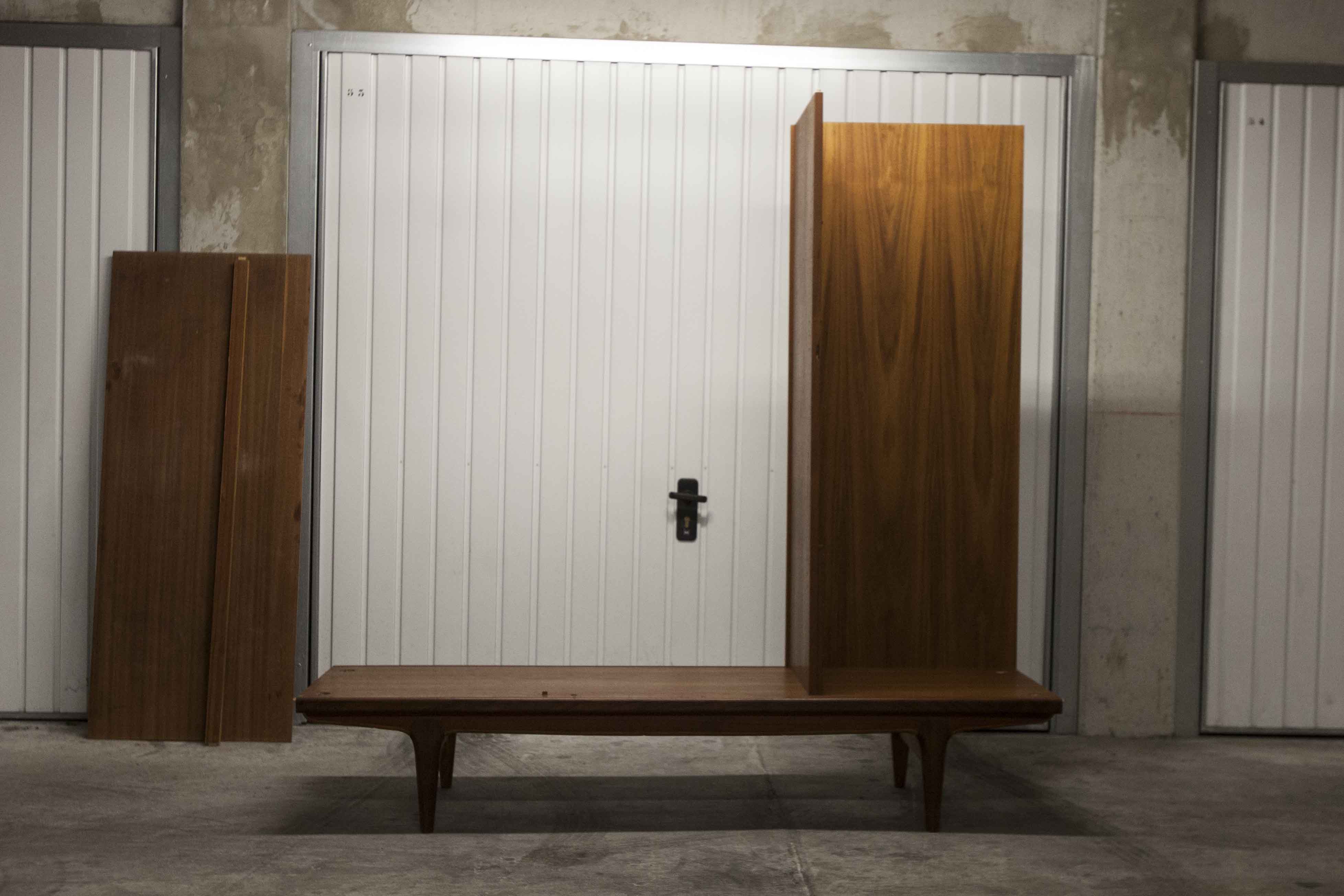Scandinavian wardrobe 1960 Simat teak