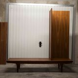 Scandinavian wardrobe 1960 Simat teak