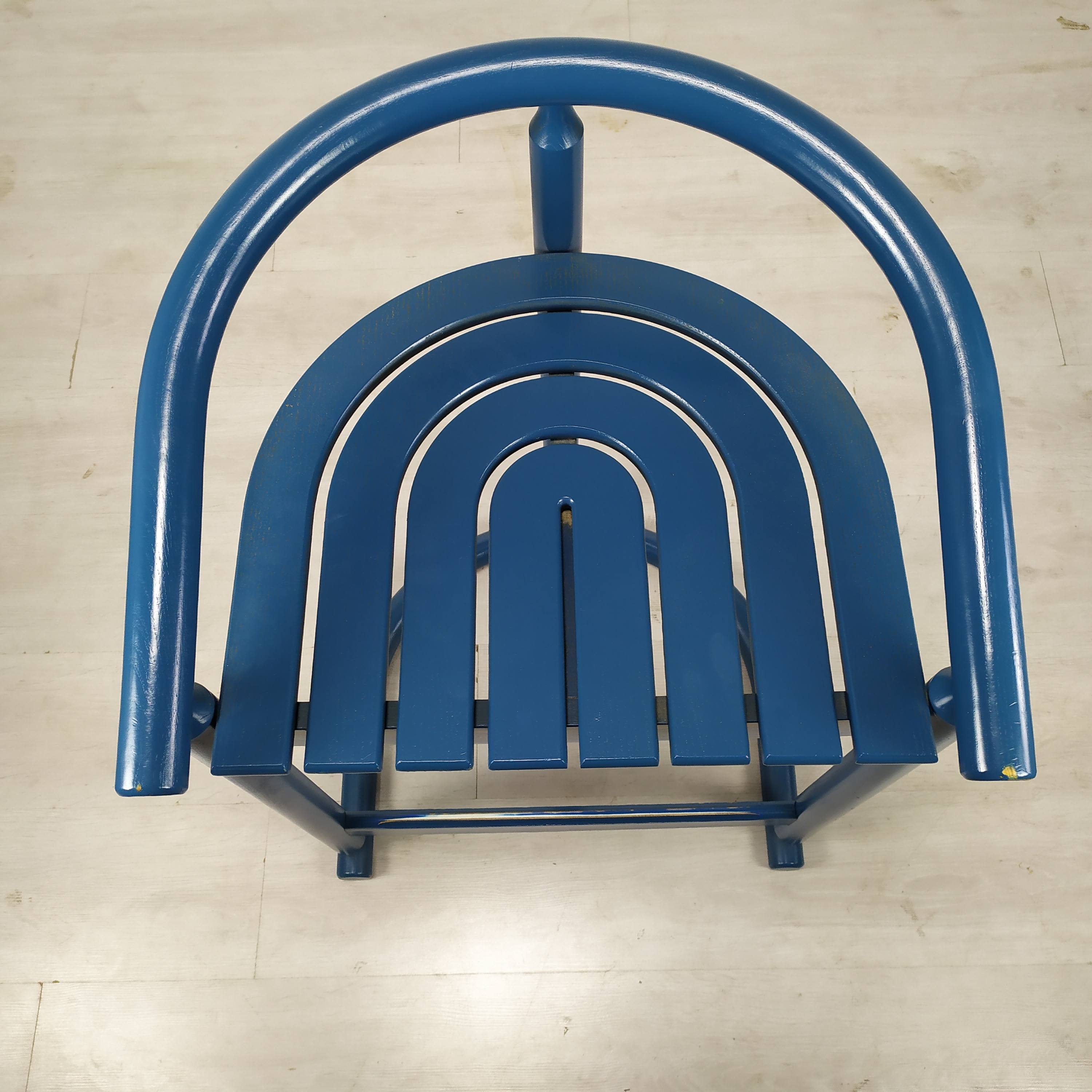 Vintage blue bar stools