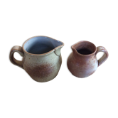 Set of 2 sandstone pots