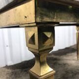 Marble and brass coffee table 1970