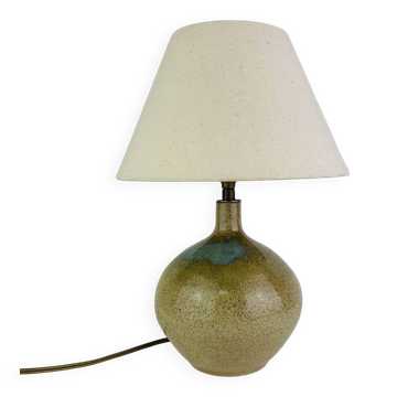 Lampe boule grès vintage 