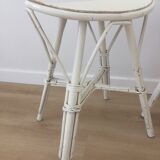Pair of vintage rattan stools