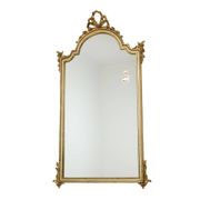 Miroir en feuille d'or Deknudt de style baroque
