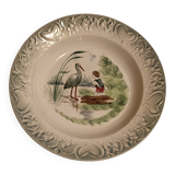 Large deep dish St Amand earthenware