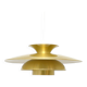 Large gold lamp, Denmark 1970s