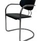 Vintage dining chair effezeta made in Italy design chrome