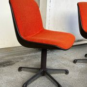 Charles Pollock (1902-1988) Series Of Six Comforto Edition Chairs Circa 1970