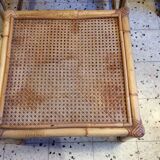 Table gigogne en rotin