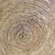 Tapis Rond Naturel Tressé
