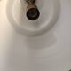 Chandelier suspension glass opaline design vintage Scandinavian