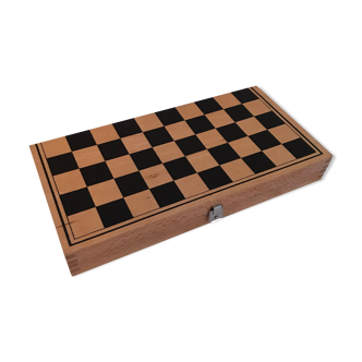 Vintage checkers, domino and bingo game