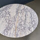Vintage round marble dining table, 1970s
