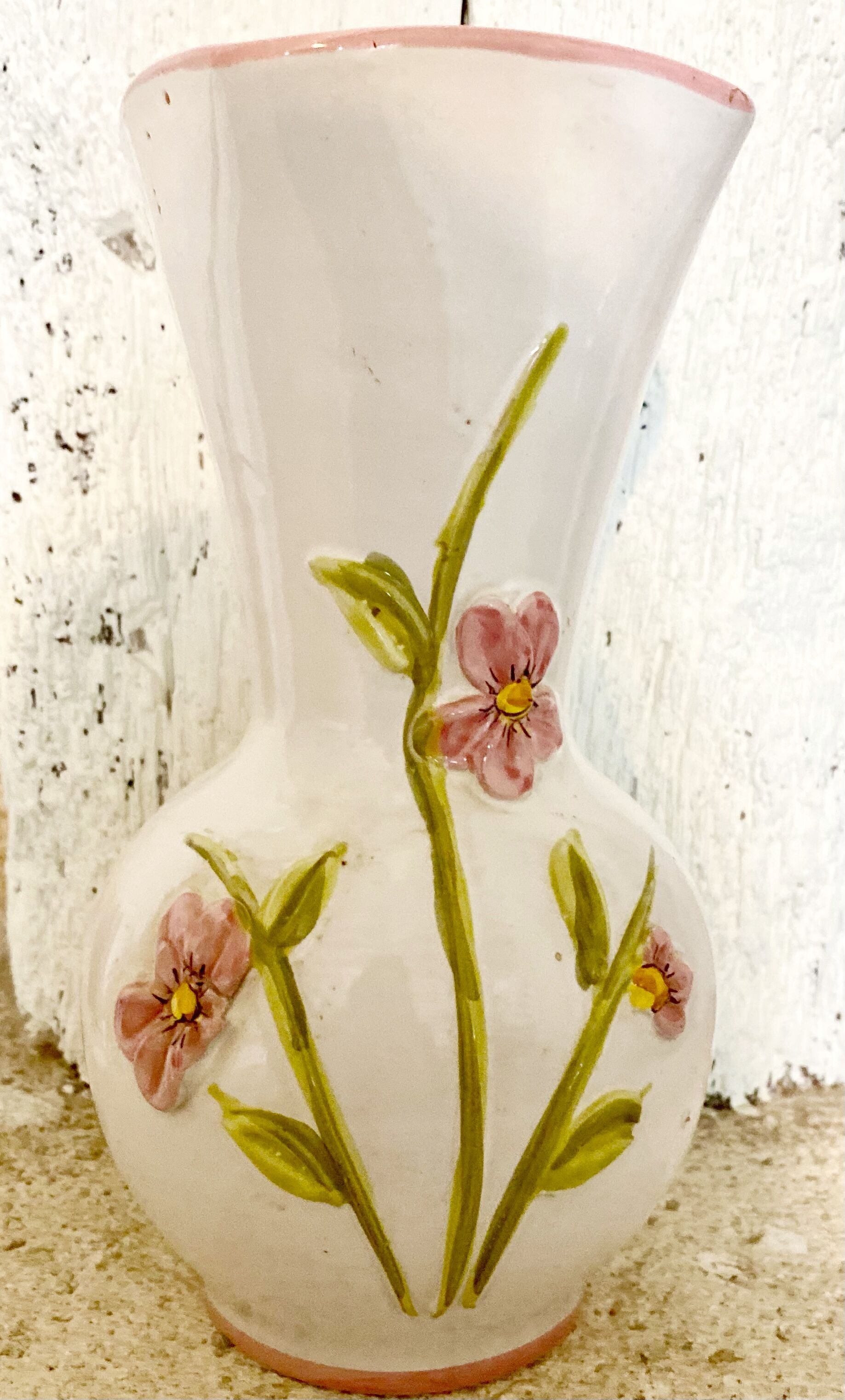 Italian ceramic vase