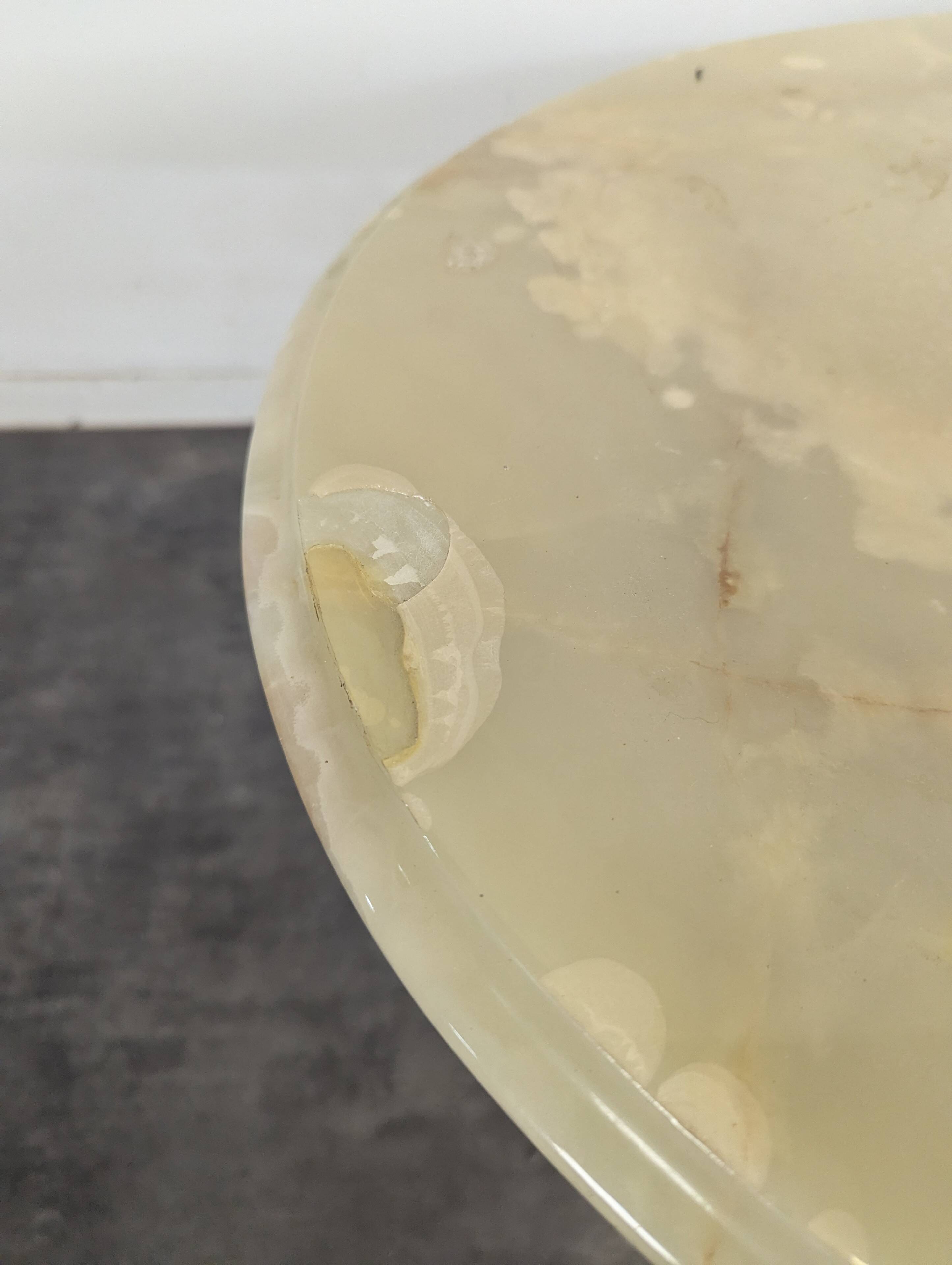 Neo-classical onyx coffee table