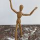 Articulated drawing puppet, wooden mannequin, drawing accessory, vintage French, window decor