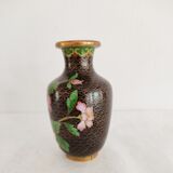 Chinese partitioned vase 10.3 cm