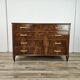 Art Decò chest of drawers in walnut burl with four drawers