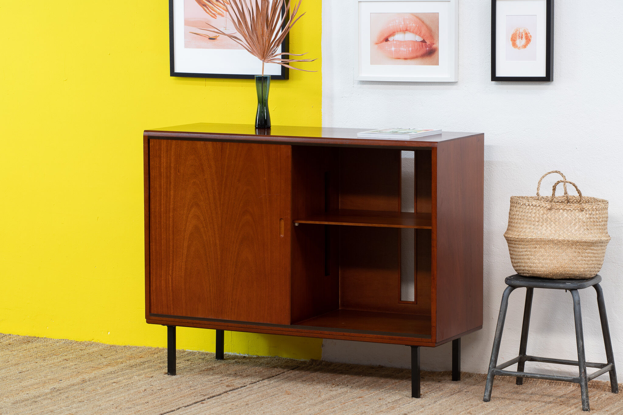 Vintage Scandinavian Enfilade – 122 cm