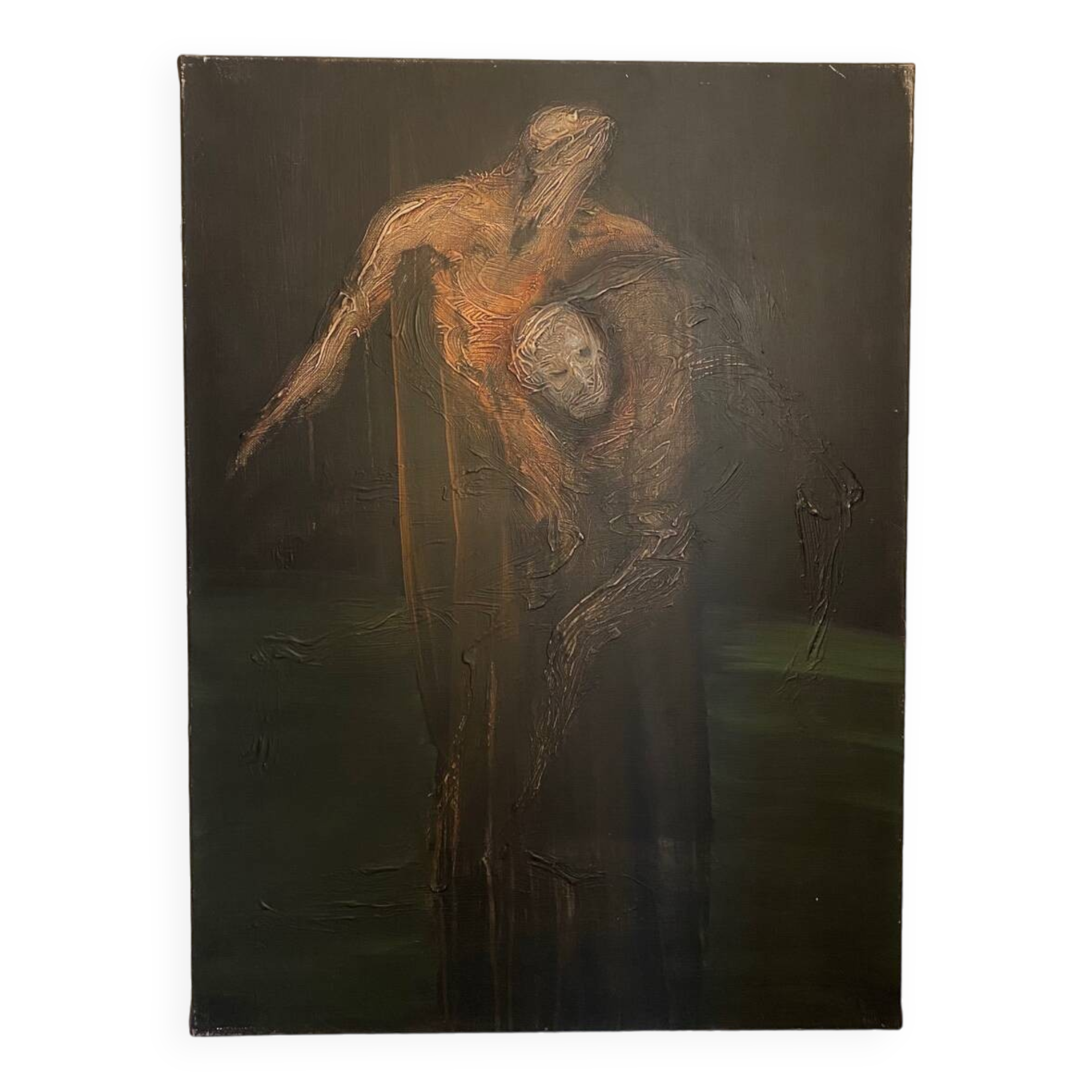 Symbolic painting signed