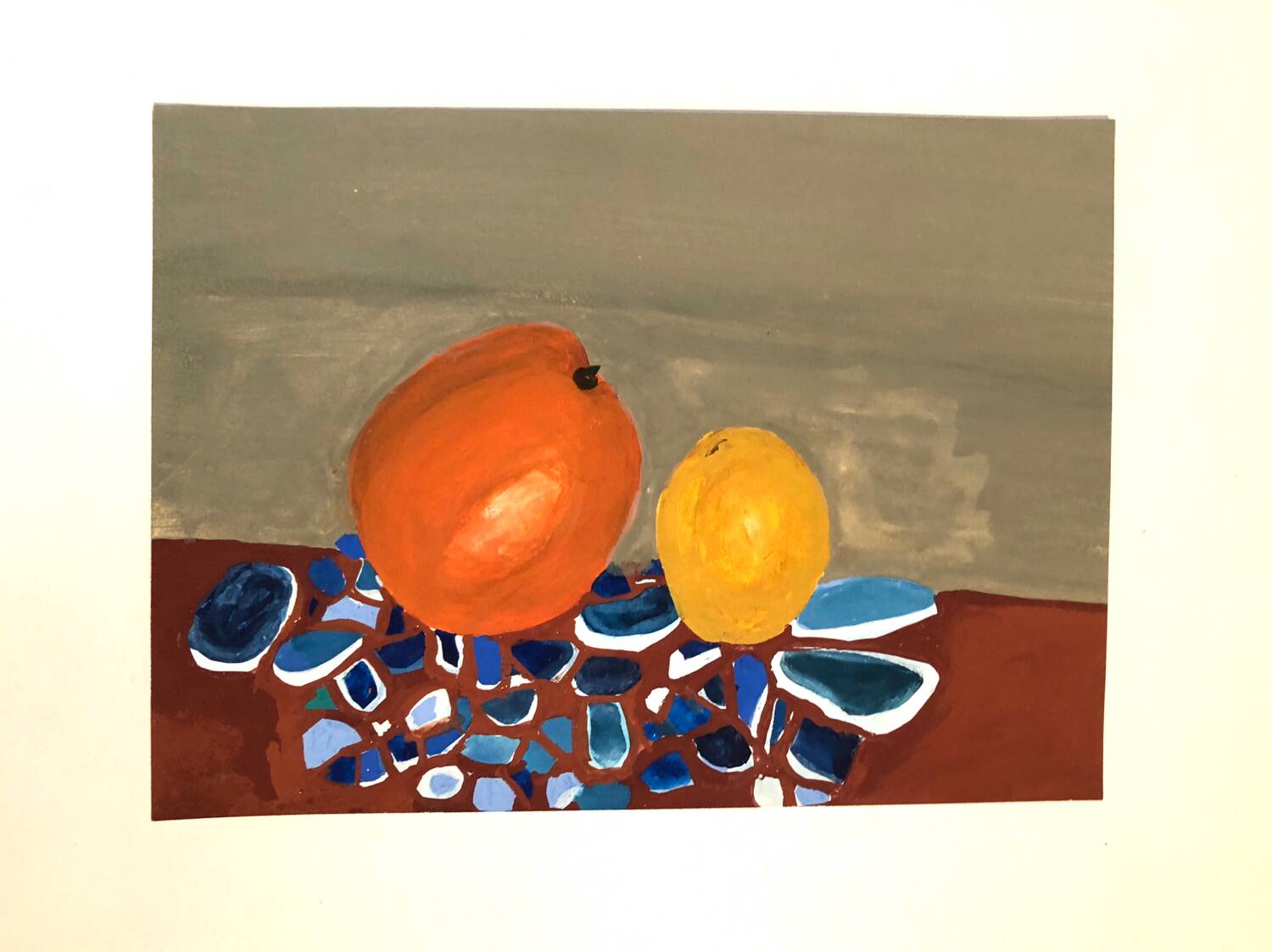 Illustration "Orange and lemon"