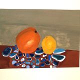 Illustration "Orange and lemon"