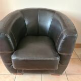 Vintage skai armchair