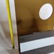 Vintage smoked plexiglass magazine holder 70s