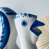 Old ceramic rooster pitcher
